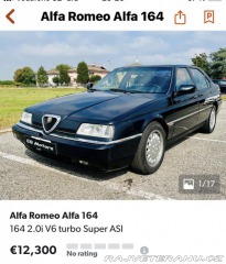 Alfa Romeo 164 Super 2,0 V6 Turbo 148kW 1996