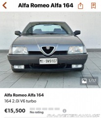 Alfa Romeo 164 Super 2,0 V6 Turbo 148kW 1996