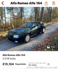 Alfa Romeo 164 Super 2,0 V6 Turbo 148kW 1996
